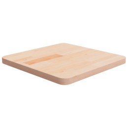 Kwadratowy blat do stolika, 40x40x2,5 cm, surowe drewno dębowe Lumarko!