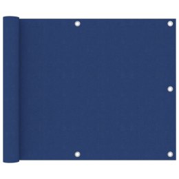 Parawan balkonowy, niebieski, 75x500 cm, tkanina Oxford Lumarko!