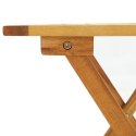 Stolik bistro, 46x46x47 cm, lite drewno akacjowe Lumarko!