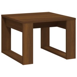 Stolik boczny, brązowy dąb, 50x50x35 cm materiał drewnopochodny Lumarko!
