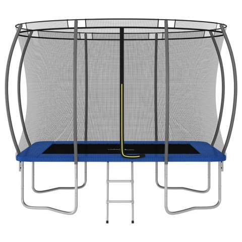 Trampolina z akcesoriami, prostokątna, 274x183x76 cm, 150 kg Lumarko!