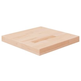 Kwadratowy blat do stolika, 40x40x4 cm, surowe drewno dębowe Lumarko!