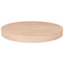 Okrągły blat do stolika, Ø50x4 cm, surowe drewno dębowe Lumarko!