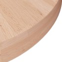 Okrągły blat do stolika, Ø50x4 cm, surowe drewno dębowe Lumarko!