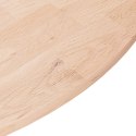 Okrągły blat do stolika, Ø80x1,5 cm, surowe drewno dębowe Lumarko!
