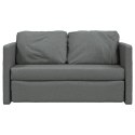 Sofa podłogowa 2-w-1, ciemnoszara, 112x174x55 cm, tkanina Lumarko!