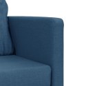 Sofa podłogowa 2-w-1, niebieska, 112x174x55 cm, tkanina Lumarko!