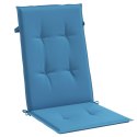 Poduszki na krzesła z wysokim oparciem, 4 szt, niebieski melanż Lumarko!