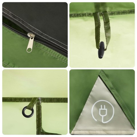 Namiot rodzinny z przedsionkiem, 9-os., zielony Lumarko!