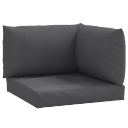 Poduszki na sofę z palet, 3 szt., antracytowy melanż, tkanina Lumarko!