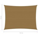 Żagiel przeciwsłoneczny, 160 g/m², taupe, 3,5 x 4,5 m, HDPE Lumarko!