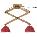 Lampa sufitowa, 25 W, postarzany czerwony, 29x18x85 cm, E27 Lumarko!