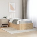 Łóżko z materacem, 100x200 cm, lite drewno sosnowe Lumarko!