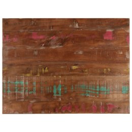 Blat stołu, 70x50x3,8 cm, prostokątny, lite drewno z odzysku Lumarko!