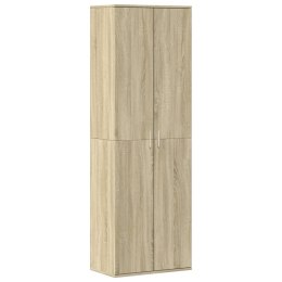 Wysoka szafka, dąb sonoma, 60x35x180cm, materiał drewnopochodny Lumarko!