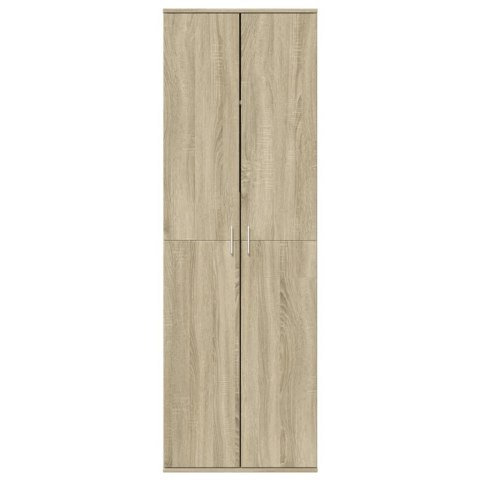 Wysoka szafka, dąb sonoma, 60x35x180cm, materiał drewnopochodny Lumarko!