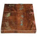 Blat stołu, 70x30x3,8 cm, prostokątny, lite drewno z odzysku Lumarko!