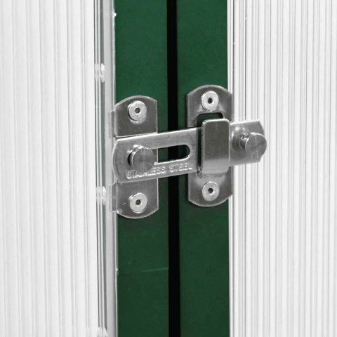 Szklarnia z ramą podstawy, zielona, 169x114x195 cm, aluminium Lumarko!