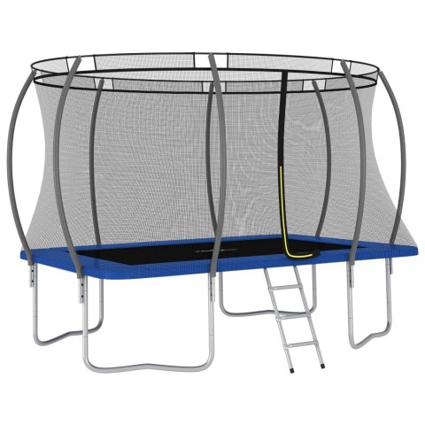 Trampolina z akcesoriami, prostokątna, 335x244x90 cm, 150 kg Lumarko!