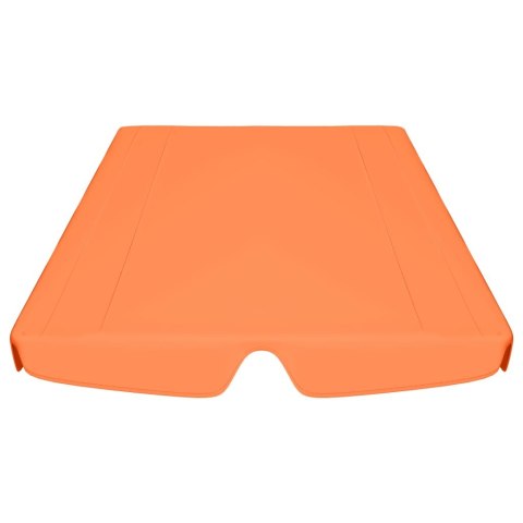 Zadaszenie do huśtawki ogrodowej, pomarańcz, 188/168x145/110 cm Lumarko!