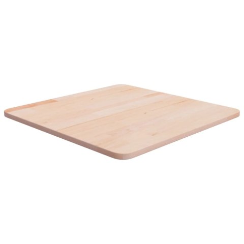 Kwadratowy blat do stolika, 50x50x1,5 cm, surowe drewno dębowe Lumarko!