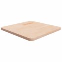Kwadratowy blat do stolika, 50x50x2,5 cm, surowe drewno dębowe Lumarko!