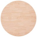 Okrągły blat do stolika, Ø90x1,5 cm, surowe drewno dębowe Lumarko!