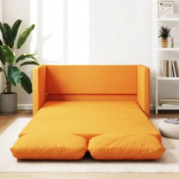 Sofa podłogowa 2-w-1, ciemnożółta, 112x174x55 cm, tkanina Lumarko!