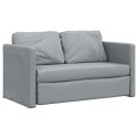 Sofa podłogowa 2-w-1, jasnoszara, 112x174x55 cm, tkanina Lumarko!