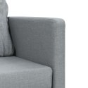 Sofa podłogowa 2-w-1, jasnoszara, 112x174x55 cm, tkanina Lumarko!