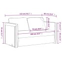 Sofa podłogowa 2-w-1, jasnoszara, 112x174x55 cm, tkanina Lumarko!