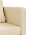 Sofa podłogowa 2-w-1, kremowa, 112x174x55 cm, tkanina Lumarko!