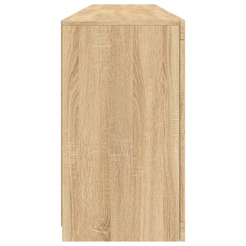 Szafka z oświetleniem LED, dąb sonoma, 164x37x67 cm Lumarko!
