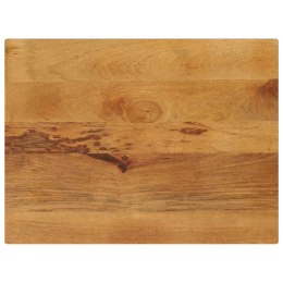 Blat stołu, 90x70x3,8 cm, prostokątny, lite drewno mango Lumarko!
