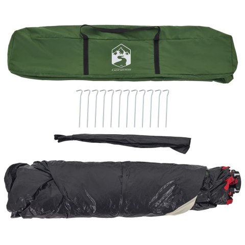 Namiot rodzinny, kabinowy, 4-os., zielony, szybkie rozkładanie Lumarko!