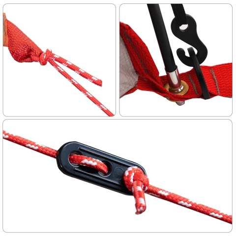 Namiot turystyczny, 1-osobowa, biały, zaciemniany, wodoszczelny Lumarko!