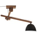 Lampa sufitowa 25 W, czarna, 105x30x65-108 cm, E27 Lumarko!