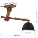 Lampa sufitowa 25 W, czarna, 105x30x65-108 cm, E27 Lumarko!