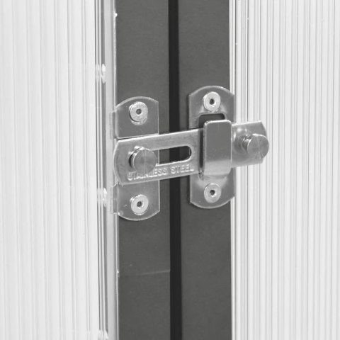 Szklarnia z ramą, antracytowa, 334x169x195 cm, aluminiowa Lumarko!