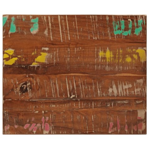 Blat stołu, 60x50x3,8 cm, prostokątny, lite drewno z odzysku Lumarko!
