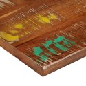 Blat stołu, 60x50x3,8 cm, prostokątny, lite drewno z odzysku Lumarko!