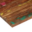 Blat stołu, 90x70x3,8 cm, prostokątny, lite drewno z odzysku Lumarko!