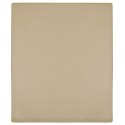 Prześcieradło, taupe, 180x200 cm, dżersej bawełniany Lumarko!