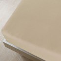 Prześcieradło, taupe, 180x200 cm, dżersej bawełniany Lumarko!
