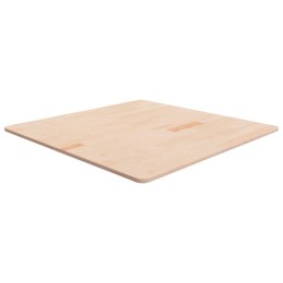 Kwadratowy blat do stolika, 90x90x1,5 cm, surowe drewno dębowe Lumarko!