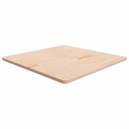 Kwadratowy blat do stolika, 90x90x2,5 cm, surowe drewno dębowe Lumarko!