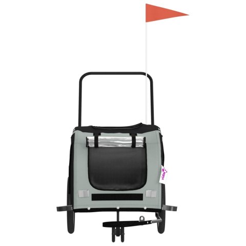 Przyczepka rowerowa dla zwierząt, tkanina Oxford i żelazo Lumarko!