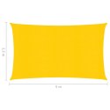 Żagiel przeciwsłoneczny, 160 g/m², żółty, 2,5x5 m, HDPE Lumarko!