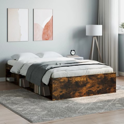 Rama łóżka, przydymiony dąb, 120x200 cm Lumarko!
