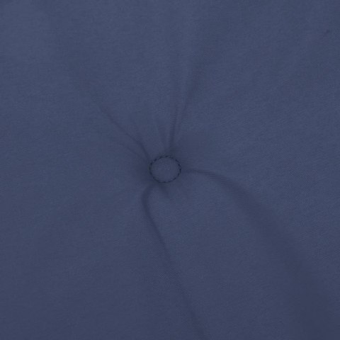 Poduszki na krzesła z niskim oparciem, 6 szt., granat, tkanina Lumarko!